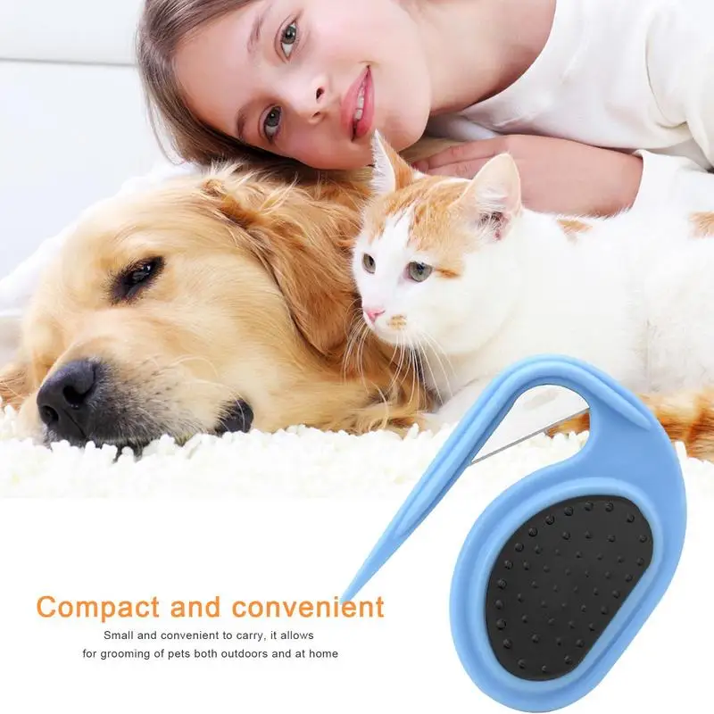 

Расческа для стрижки домашних животных, расческа из нержавеющей стали для кошек и щенков, 2024