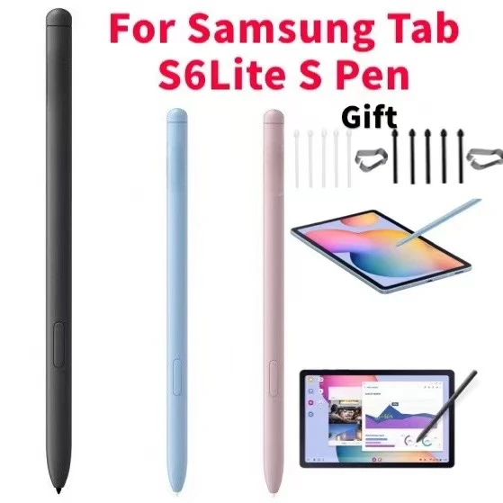 태블릿 용 삼성 스타일러스 S 펜 탭 S6Lite S7FE S7 S7Plus S8Touch 드로잉 스타일러스 터치 펜 (블루투스 기능 없음)