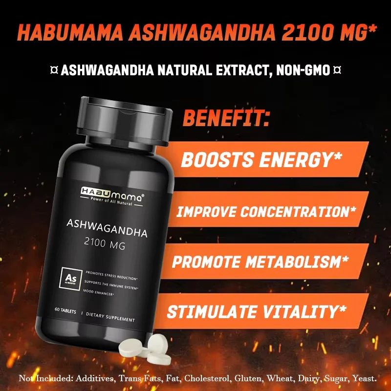Male enhancing supplement original Ashwagandha tablet enlargement energy supplement anti-oxidation erection capsules for men