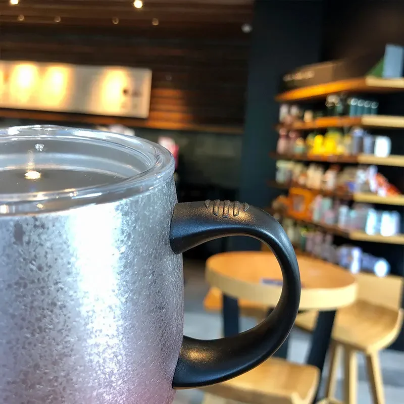 Stainless Steel Insulated Coffee Cup with Handle