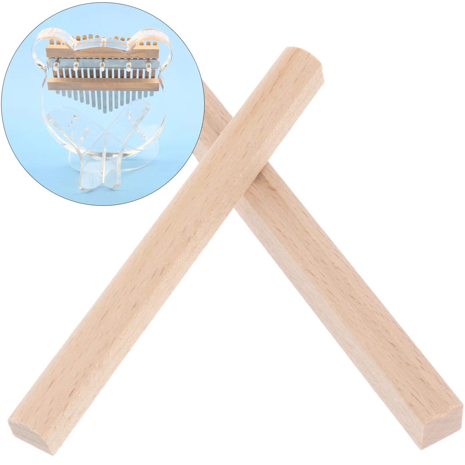 6 Pcs Multifunction Kalimba Sleepers Bridge for Thumb Piano Macrame Wall Hanging Durable Accessory
