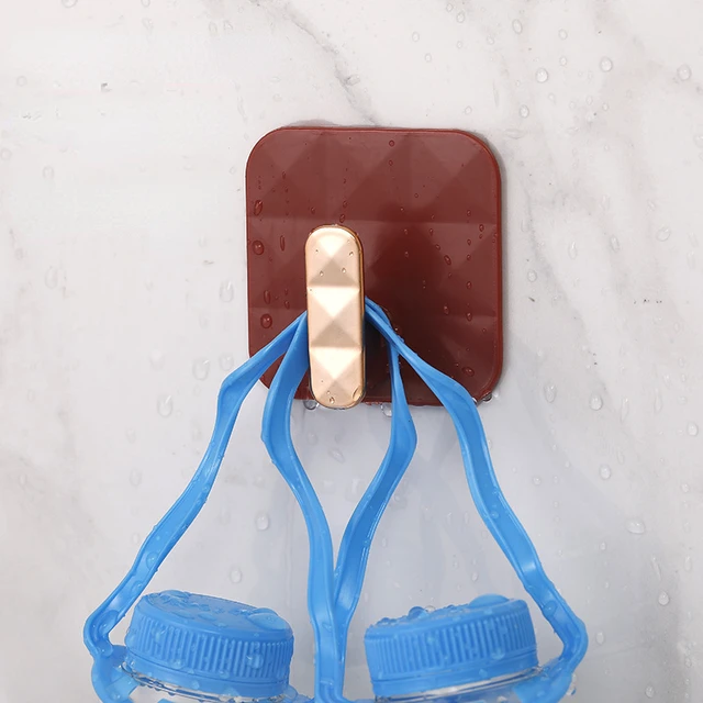 Kulcstartó A Fali Vízálló, Önálló Falhoroghoz Függő Kulcsok Ruháinak Horog Kabátos Törülközőtartó Fürdőszobai Kiegészítők - Image 4