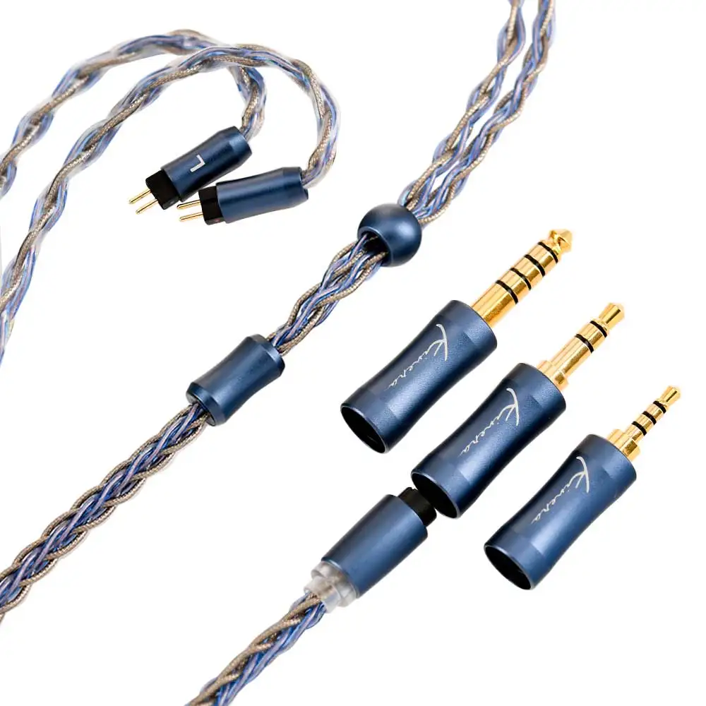 

Kinera Ace 2.0 Earphone Modular Upgrade Cable 2.5+3.5+4.4mm Detachable Plug Copper 0.78 2pin/MMCX Cable for Kz EDX PR2