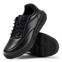Fitville Wide Version Men's Leather Shoes Walking Shoes Oxford Shoes For Formal Business Shoe Comfortable All Day Wear 1