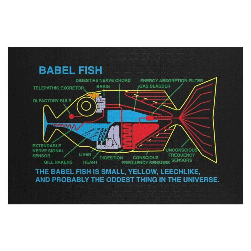 

NDVH Babel Fish H2G2 пазл Игрушки для малышей деревянные животные деревянные головоломки для взрослых