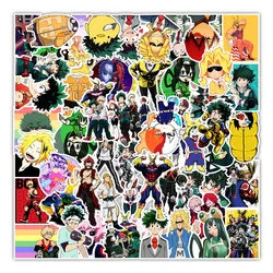 10/30/50Pcs Anime Mon Héros Universités Izuku Figure Autocollants Graffiti Enfants Jouet Planche À Roulettes Téléphone Ordinateur Portable Bagages Autocollants 