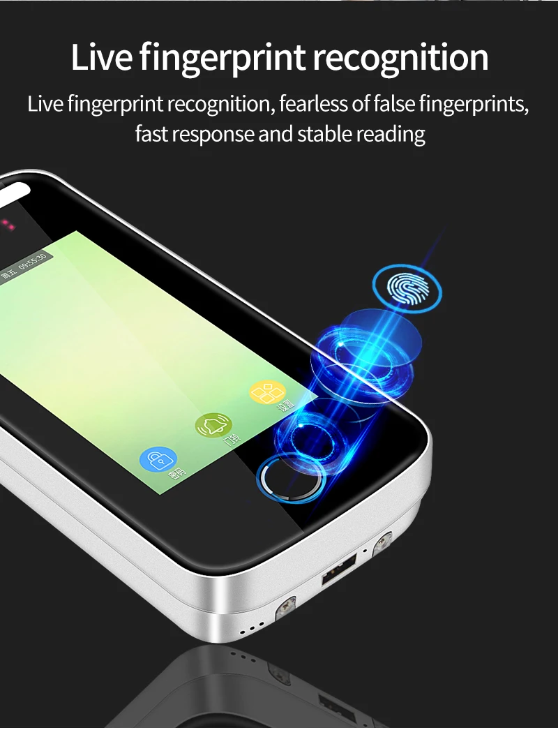 Tuya App Wifi AI Dynamic Face Recognition Reader Attendance Terminal 5000face TC