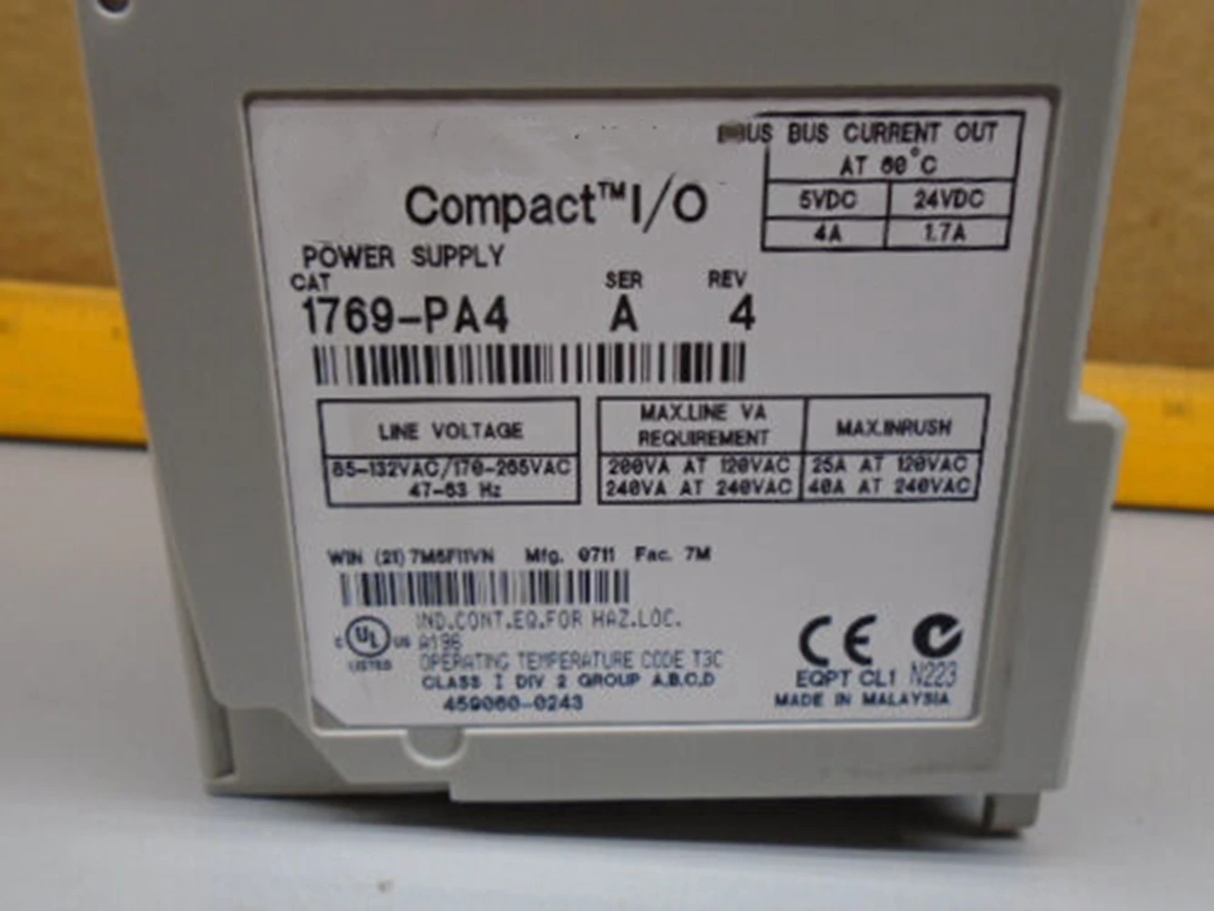 

USED 1769-PA4 Fast delivery at the warehouse