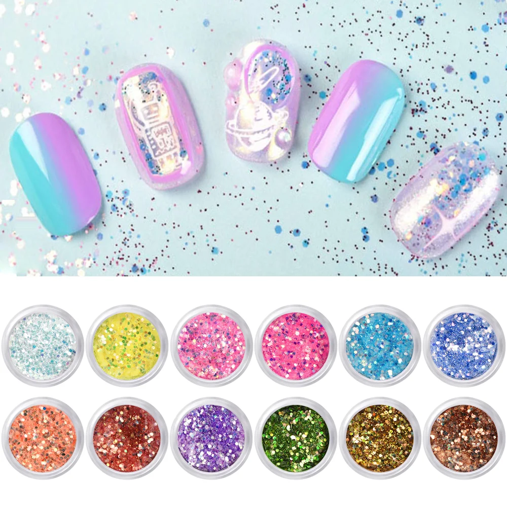 Nail Art Mirror Glitter Powder UV Gel Polish Chrome Dust Sequins Gold Silver 1pot DIY Decoration Manicure Supplies Tool