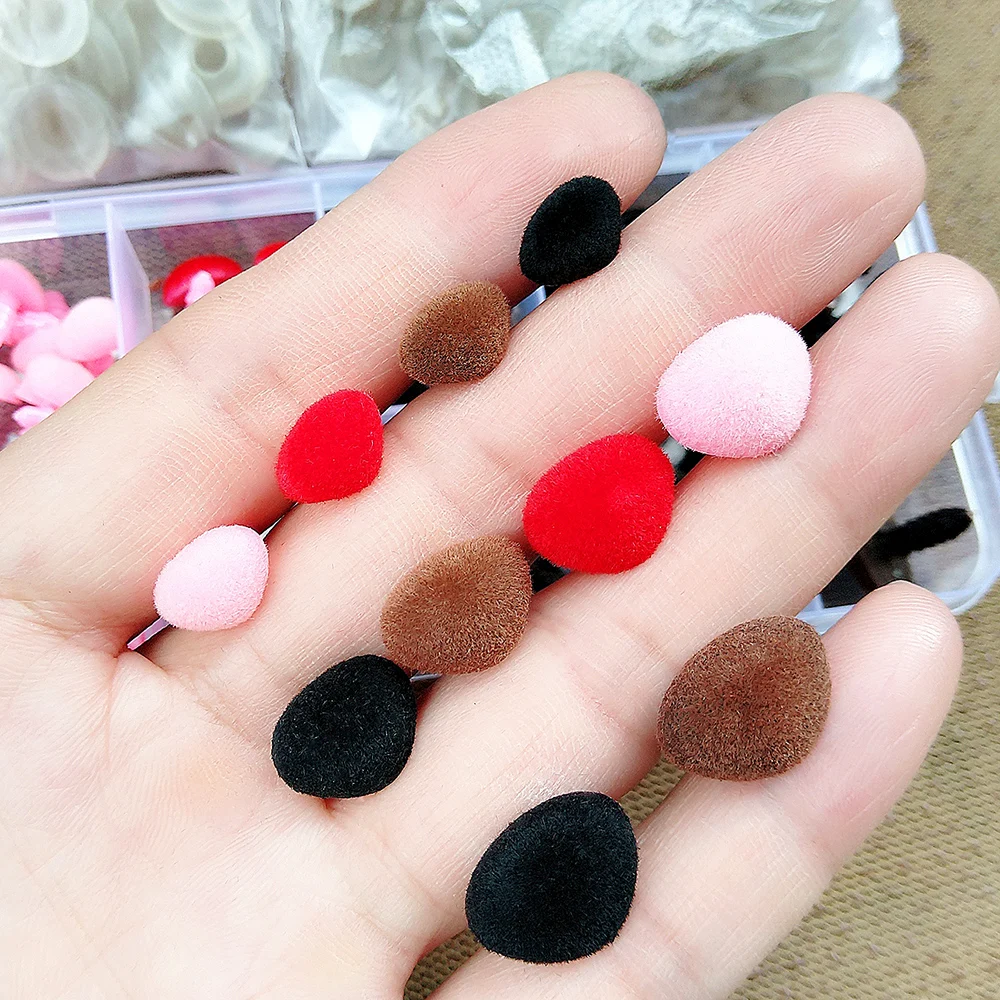 70 Uds. Narizes de seguridad de plástico para juguetes de ganchillo Amigurumi Mix Set caja rosa/rojo/negro/marrón nariz Animal para oso marioneta muñecas Juguetes