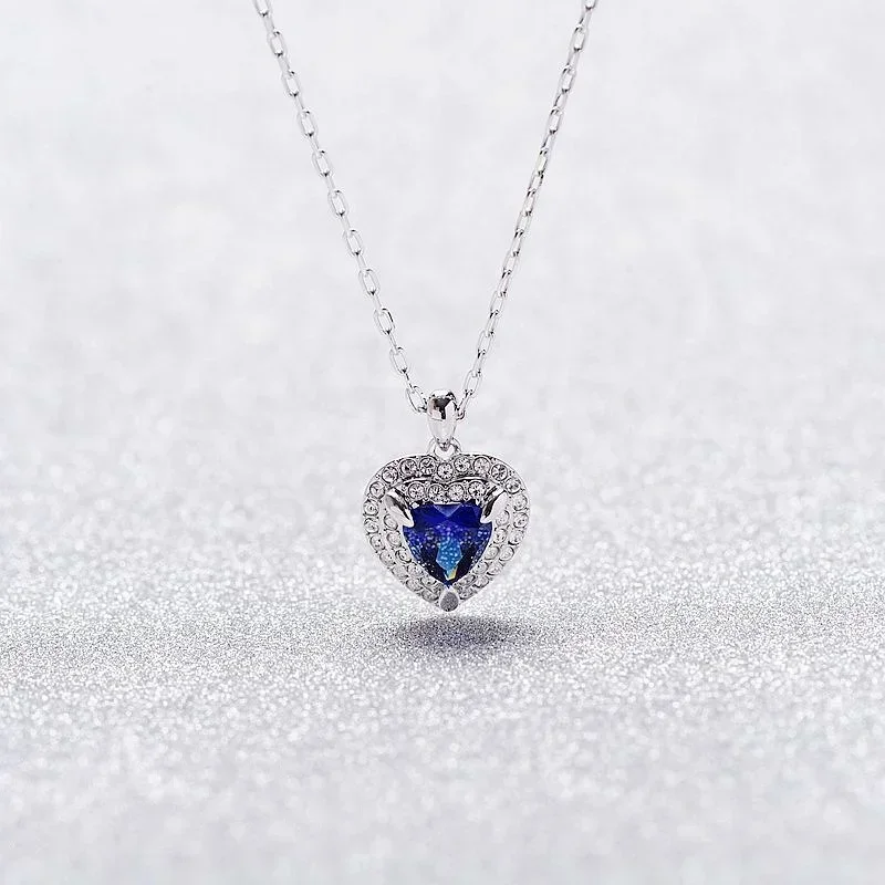 S925 Hyperbola Collection Original Jewelry Trends Hot Sales Love Braised Heart Name Sets Charming Gift for Women With Logo