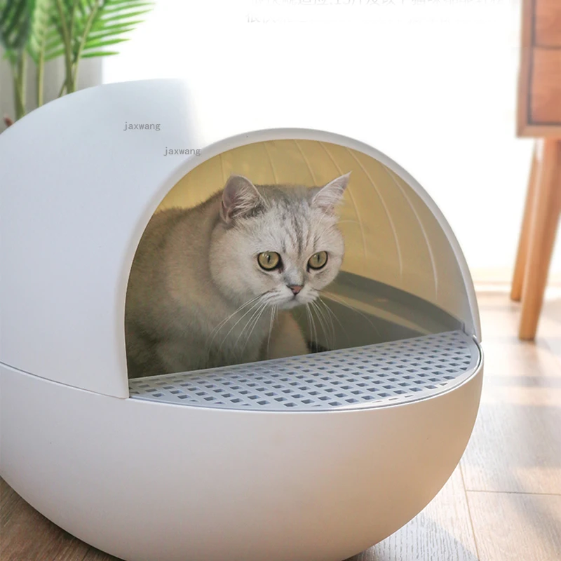 egg cat litter box