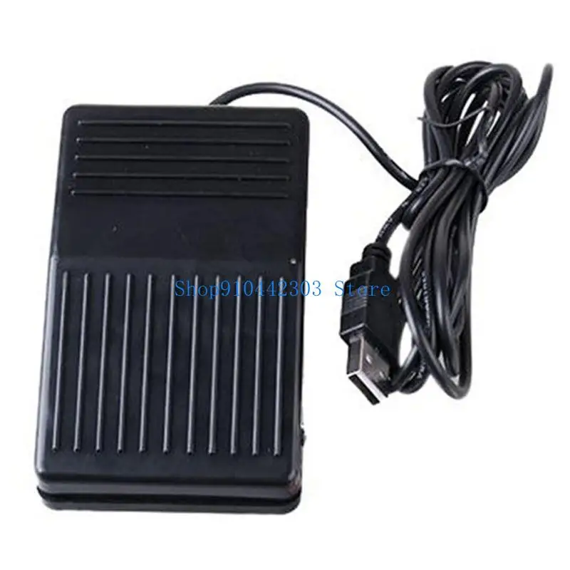 652F USB 단일 풋 페달 광학 스위치 제어 1Key 프로그램 키보드 게임 액션