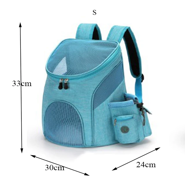Portable Foldable Mesh Pet Carrier Dog Backpack Breathable Bag Dog Cat Large Capacity Outdoor Travel Carrier Double Shoulder Bag 6