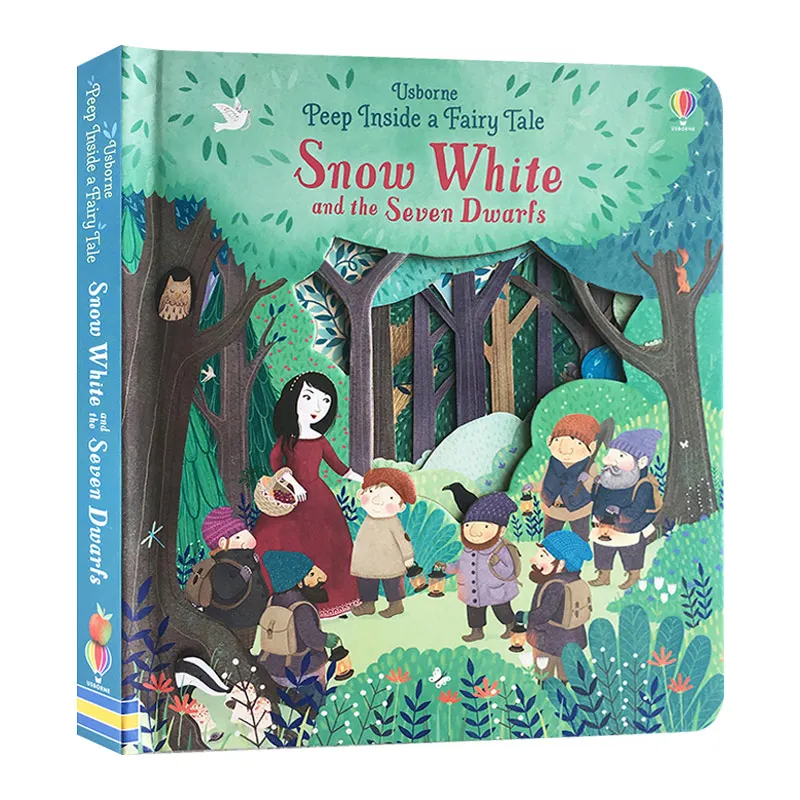 Usborne Books Peep Inside a Fairy Tales English Story Picture Books Bedtime Reading for Toddlers Children Gifts Montessori Toys 3