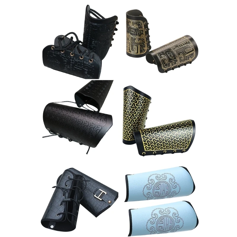 

Martial Art Arm Guard Cosplay Chinese Costume Knight Bracers Men Women Role Playing Party Arm Gauntlets