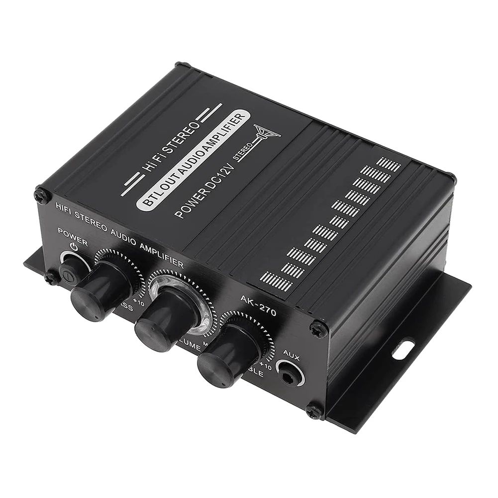 

Power Amplifier Audio Karaoke Home Theater Amplifier 2 Channel Class D Amplifier USB/SD AUX Input