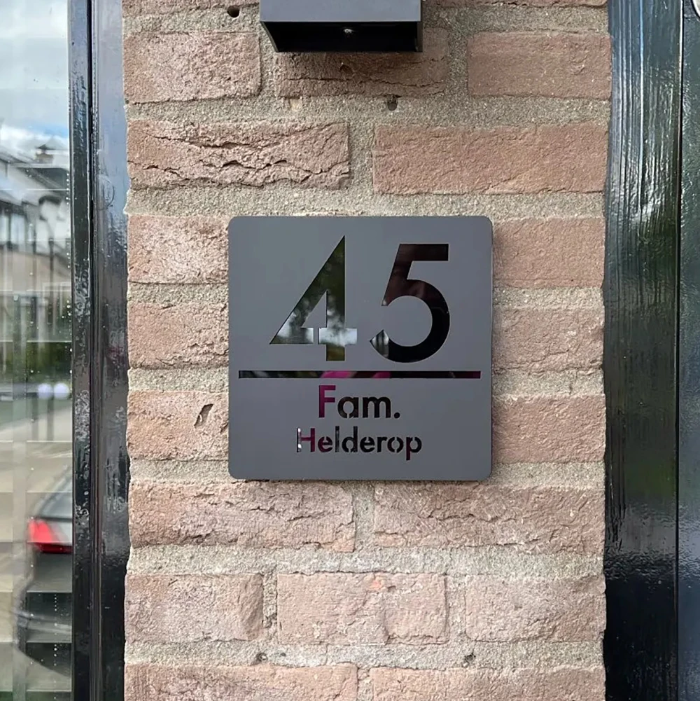 Acrylic House Number Door Sign House Address Plaque Laser Cut 3d Floating Number house number signs,door signs,house numbers,house wall plaques,number plate