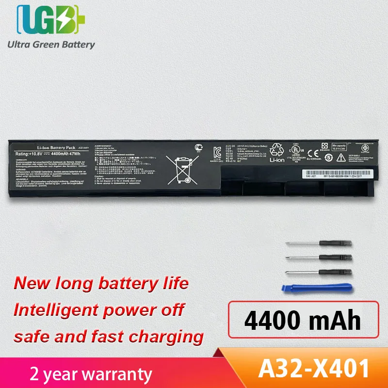 Green Cell Batteria A32-X401 per Asus X501 X501A X501A1 X501U X401 X401A X401A1 X401U X301 X301A F501 F501A F501U - Green Cell Green Cell Batteria A32-X401 per Asus X501 X501A X501A1 X501U X401 X401A X401A1 X401U X301 X301A F501 F501A F501U - Green Cell