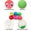 8pcs/pack Soft Stuffed Plush Balls with Squeakers Interactive Fetch Play for Puppy Small Medium Pets 5