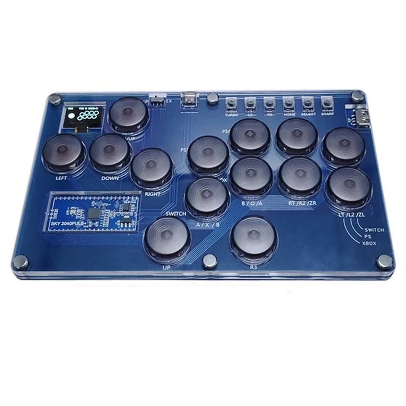 Fight Stick Controller Di Gioco Fight Stick Arcade Joystick Hot-Swap Controller Mini Hitbox Console Per Pc/Switch/Ps3/Ps4