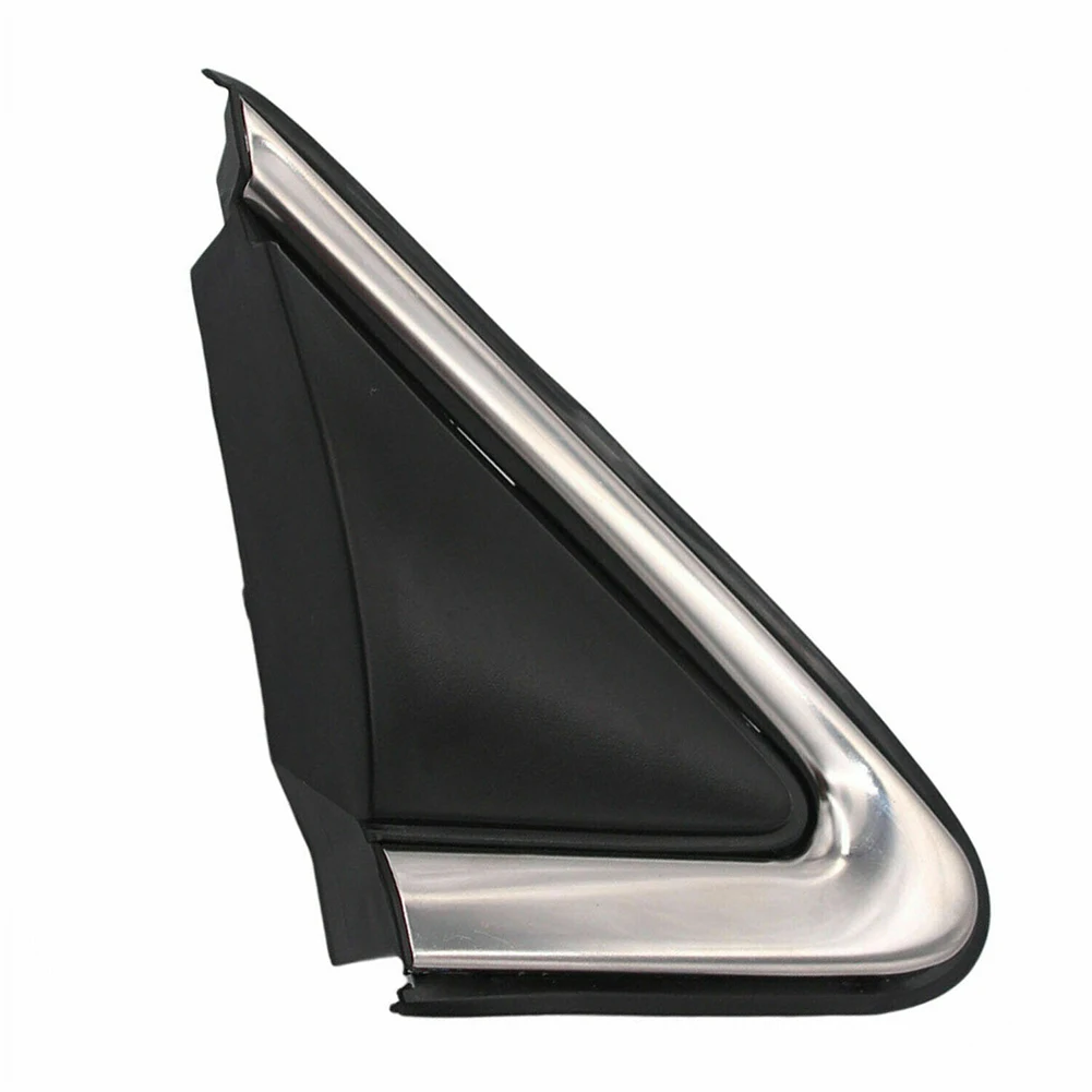 

Corner Mirror Molding Replacement Triangle Pillar Trim 96318-3SG0A ABS Auto Parts Black +silver Car Accessories