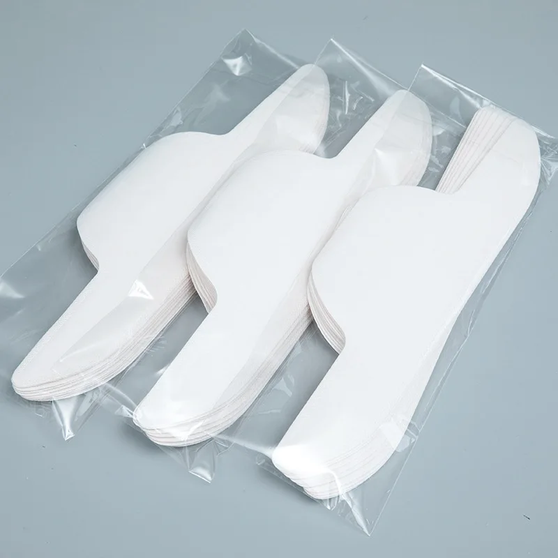 Sweat Absorbing Pad Collar Stickers Shirt Deodorant Pads Unisex Disposable Collar Anti-Dirt Perspiration Sweat Pads 10pcs/lot underarm sweat pads