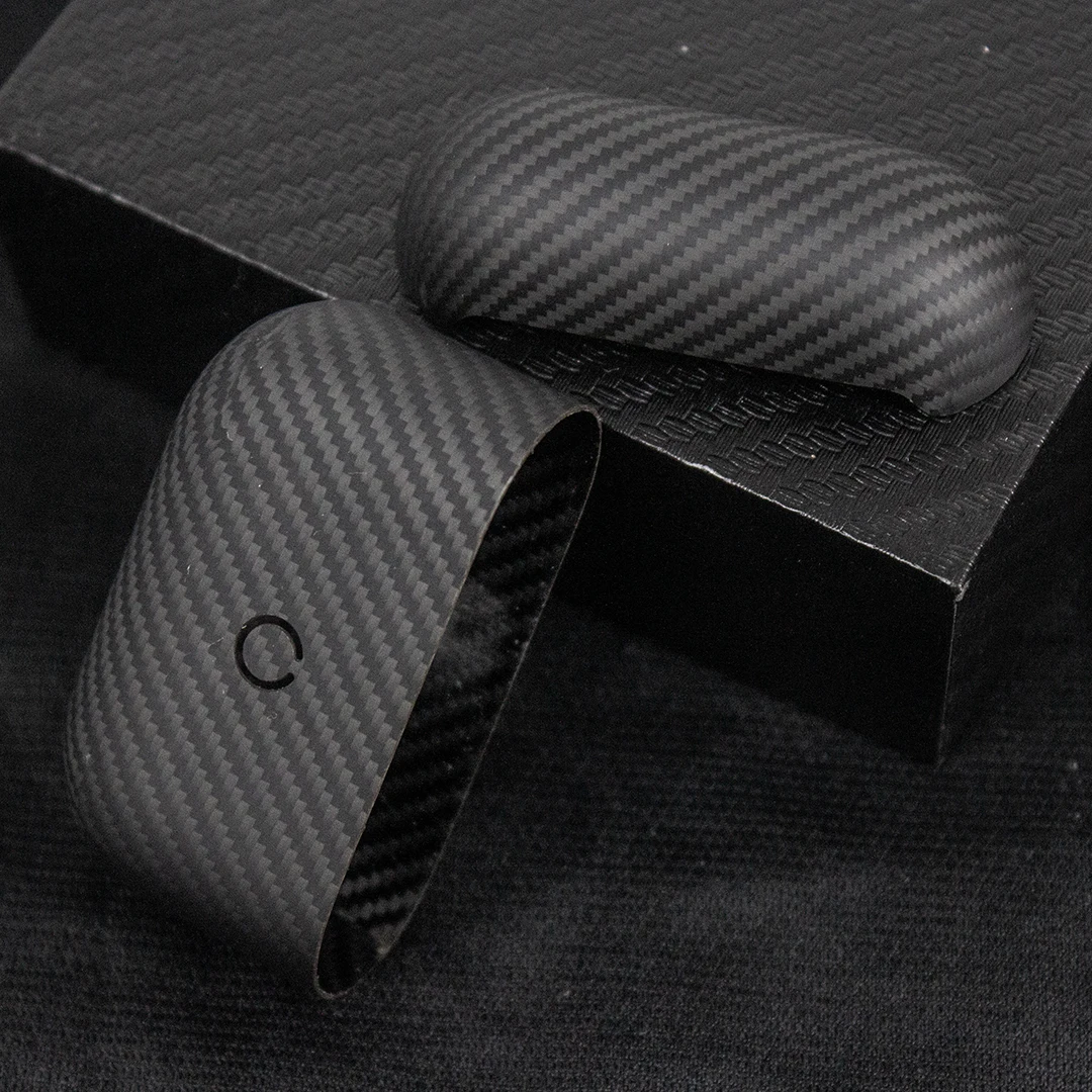 Carbono 600d Fibra de Aramida Fina-grão para Airpods Pro Capa de Fibra de Carbono Ultra-fino Escudo Duro Fone de Ouvido Acessórios Case de - Image 2