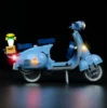 Vonado LED Light Kit for 10298 Roman Holida Vespa 125 Building Blocks Set Toys For Children, Not Include the Model 4