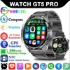 2025 New GT5 Pro GPS Track Smart Watch Men 360*360 AMOLED Screen NFC BT Call Waterproof Health Monitor Man Smartwatches IOS
