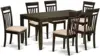 LYCA5-CAP-C Lynfield 5 Piece Modern Dining Set Includes a Rectangle Wooden Table with Butterfly Leaf and 4 Linen Fabric 4