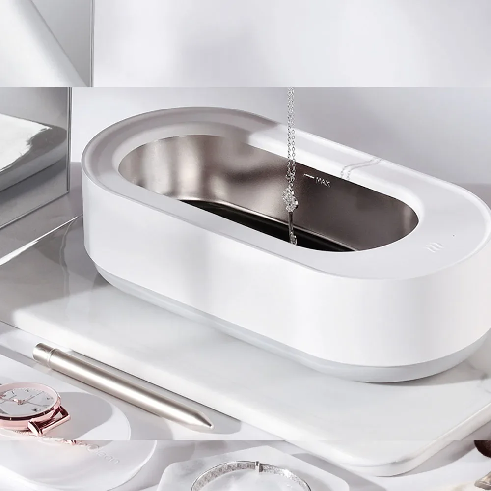 EraClean Ultrasonic Cleaner Portable 220V 45000Hz Ultrasound Glasses Jewelry Watch Cleaning Machine 304 Stainless Steel Tank