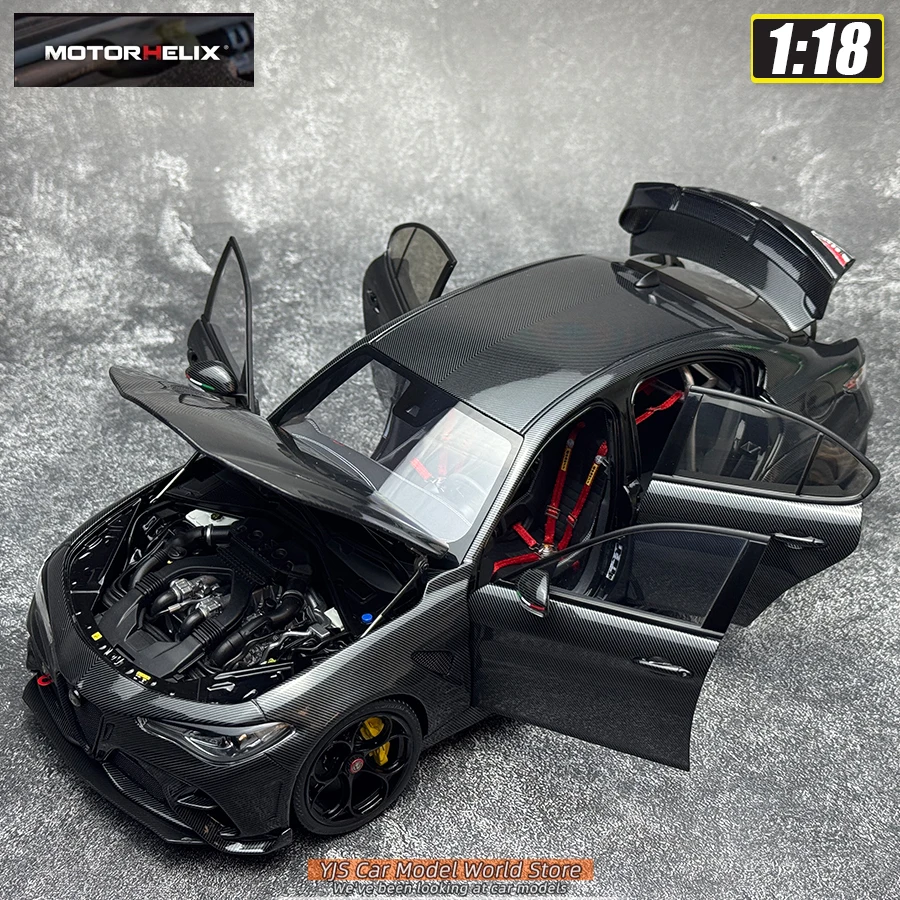 MOTORHELIX 1/18 scale New Alfa Romeo Giulia GTAm Car model Metal