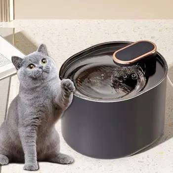 반려동물 고양이 자동 식수대, USB 개 고양이, 전기 음소거 물 공급기 그릇, 식수 디스펜서 필터, 반려동물 용품, 3L