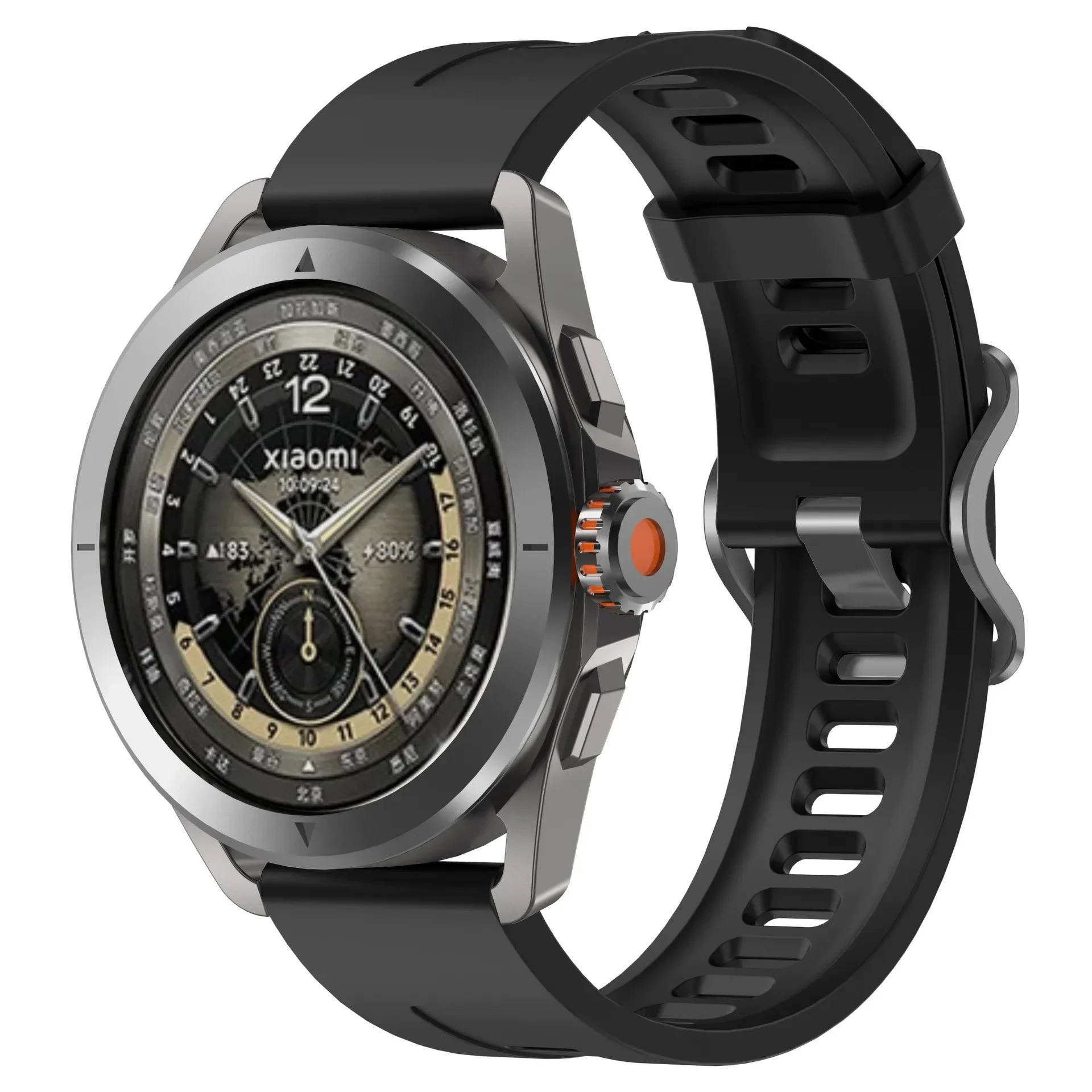 Silicone Smartwatch Strap, 22mm Durable & Comfortable Band