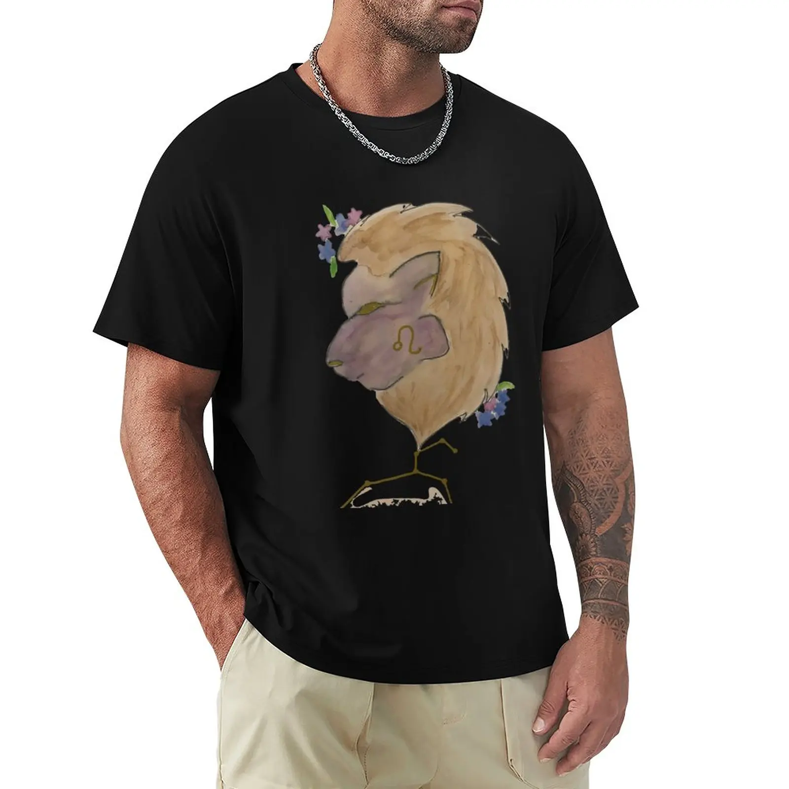 

leo T-Shirt graphic t shirts oversized t shirt plain t-shirt T-shirts for men cotton