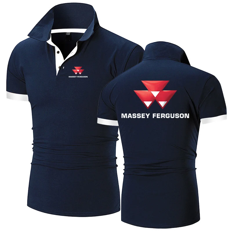 Cotton Breathable Polo Shirt for Men Summer Casual Wear