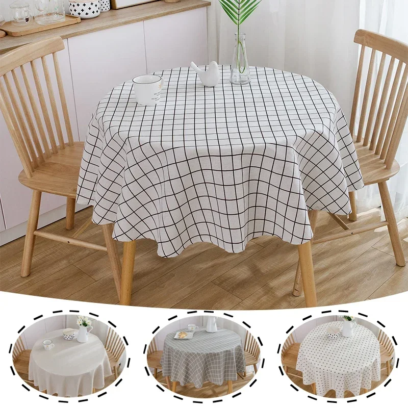 

150cm Korea Floral Table Cloth Cotton Linen Tablecloth Photography Backdrops Dining Table Cover Chic Picnic Tablecloth