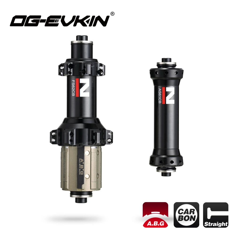 Ogevkin X Novatec As61cb/fs62cb Carbon Abg Hubs Road Bike Hubs