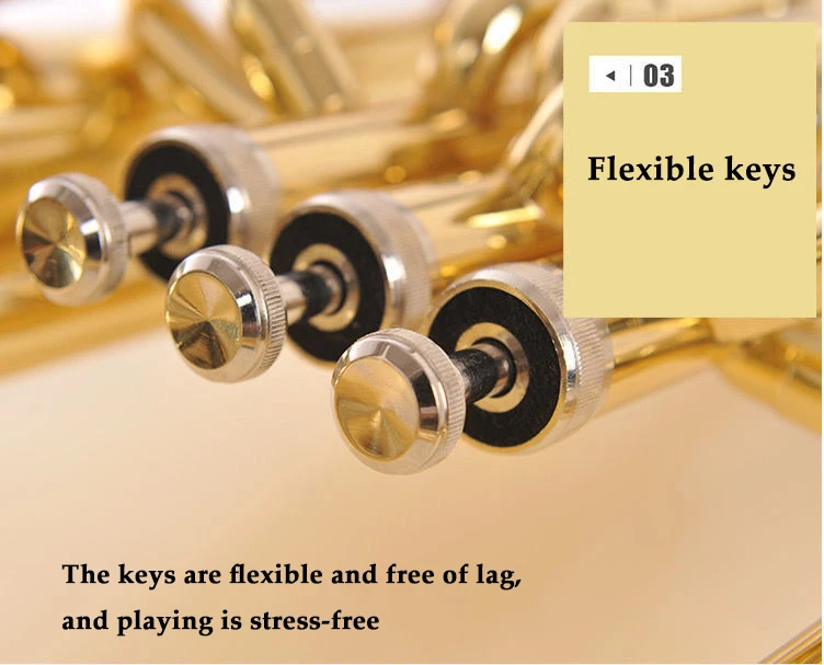Japan original 110 Brass gold-plated baritono B-flat tenor professional-grade tone three-key euphonium instrument trumpet horn