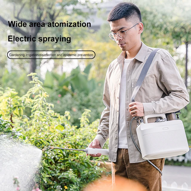 5L Elektromos Permetező Kert Öntöző Permetezőgép Újratölthető Mezőgazdasági Szerszám Nagynyomású Porlasztó Fúvóka Vízpermetező - Image 2