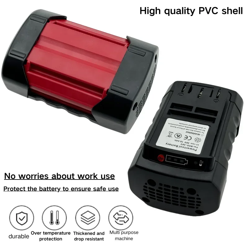 Batería De Litio 5Ah 36V Compatible Con Herramientas Bosch - Para BAT810, GSR, GSB, GBH 36V-Li