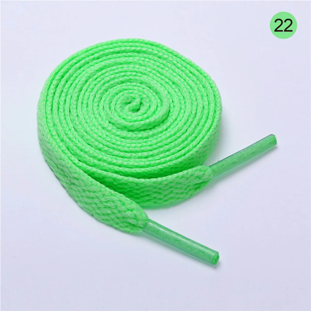Vibrant Collection of Flat Shoelaces for Sneakers - 26 Color Options