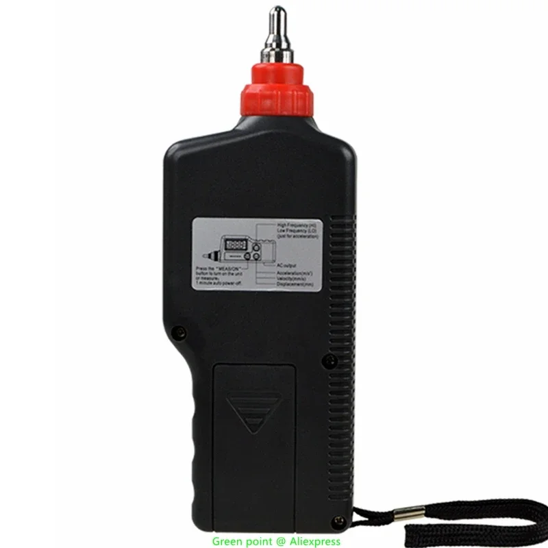 5PCS Digital Vibration Meter WT63A Sensitive Precise Handheld Vibrator LCD Backlight Equipped With AC Signal Output Interface 2