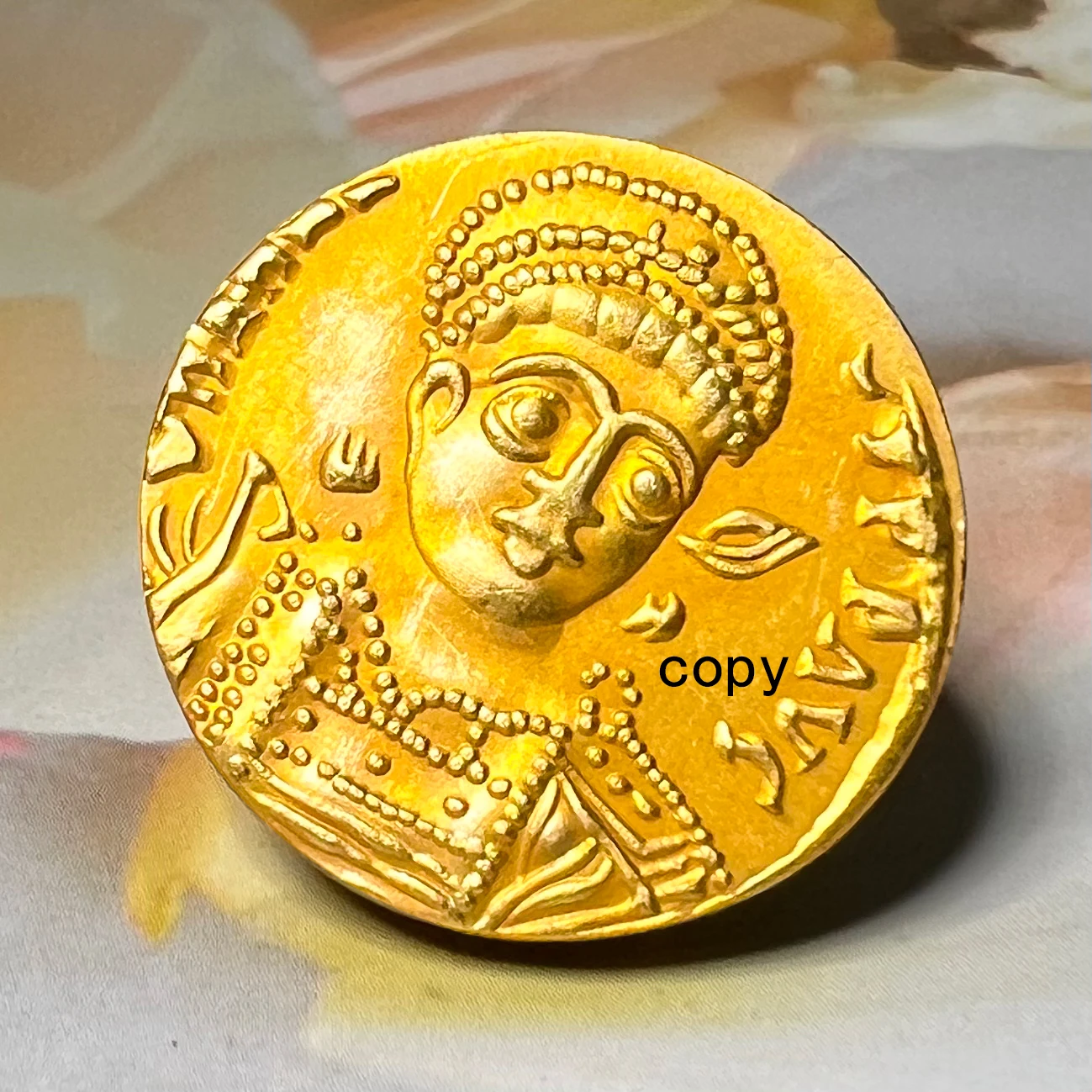 East Roman Empire Byzantine Coins Archaize Replica Gold Coin Collection With Sword Religion religious Art Rare Creativity Gift