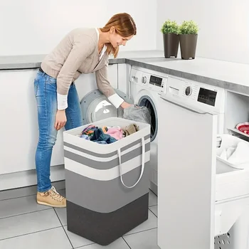 75L Laundry Hamper with Handles 1