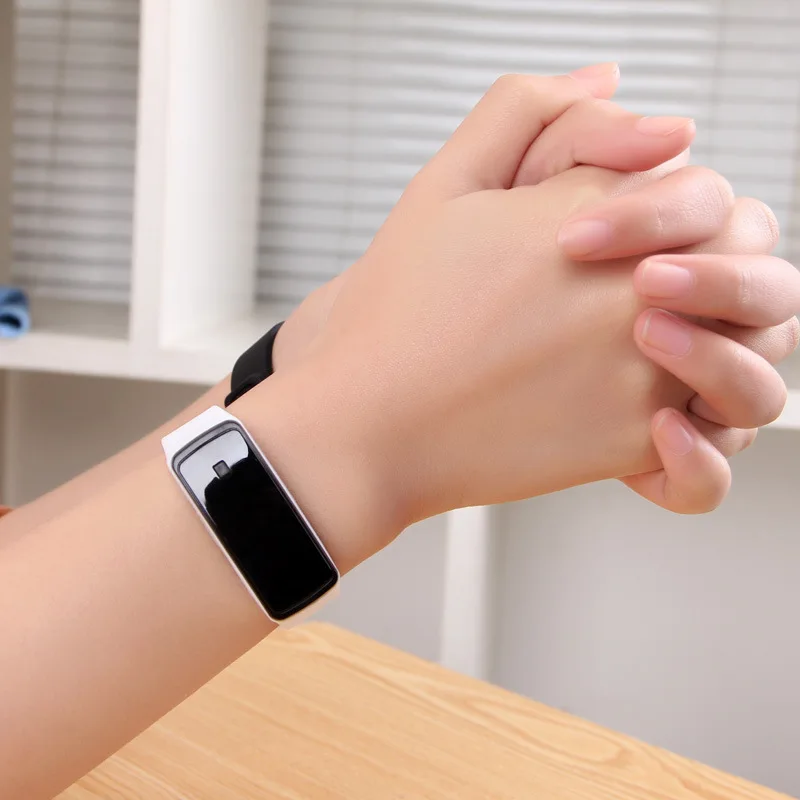 LED Digital Watch Women Silicone Band Sports digital watch