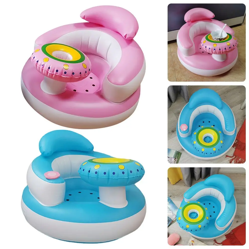 Multifunctional Bathroom Gifts for Feeding Resting Kids Sofa Baby Chair Seat Inflated Toys Inflatable Chair 4