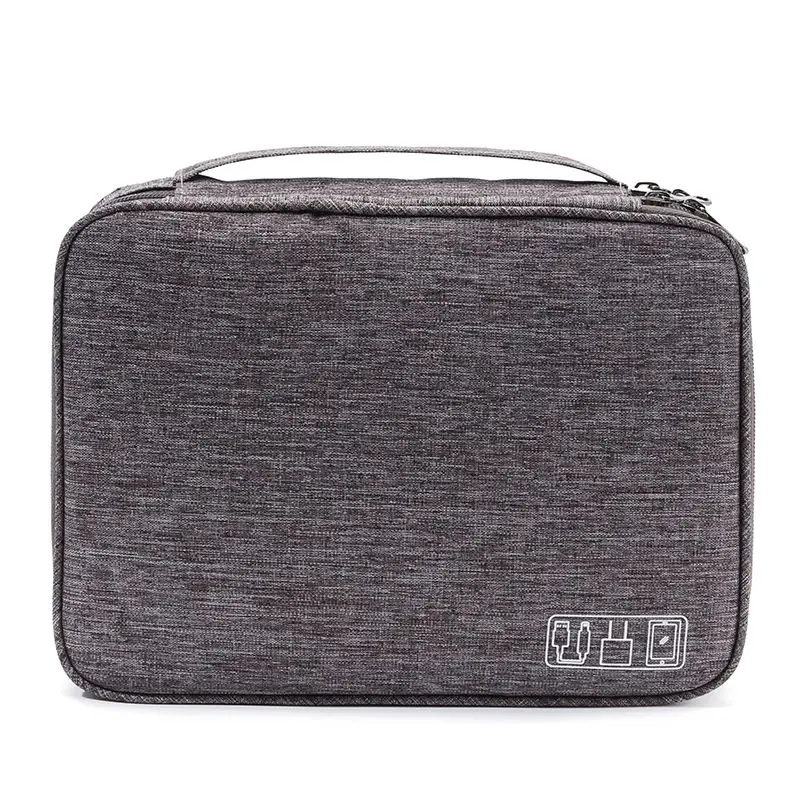 Cationic Digital Bag Portable Waterproof Data Cable Storage Box Travel Cosmetics Storage Bag