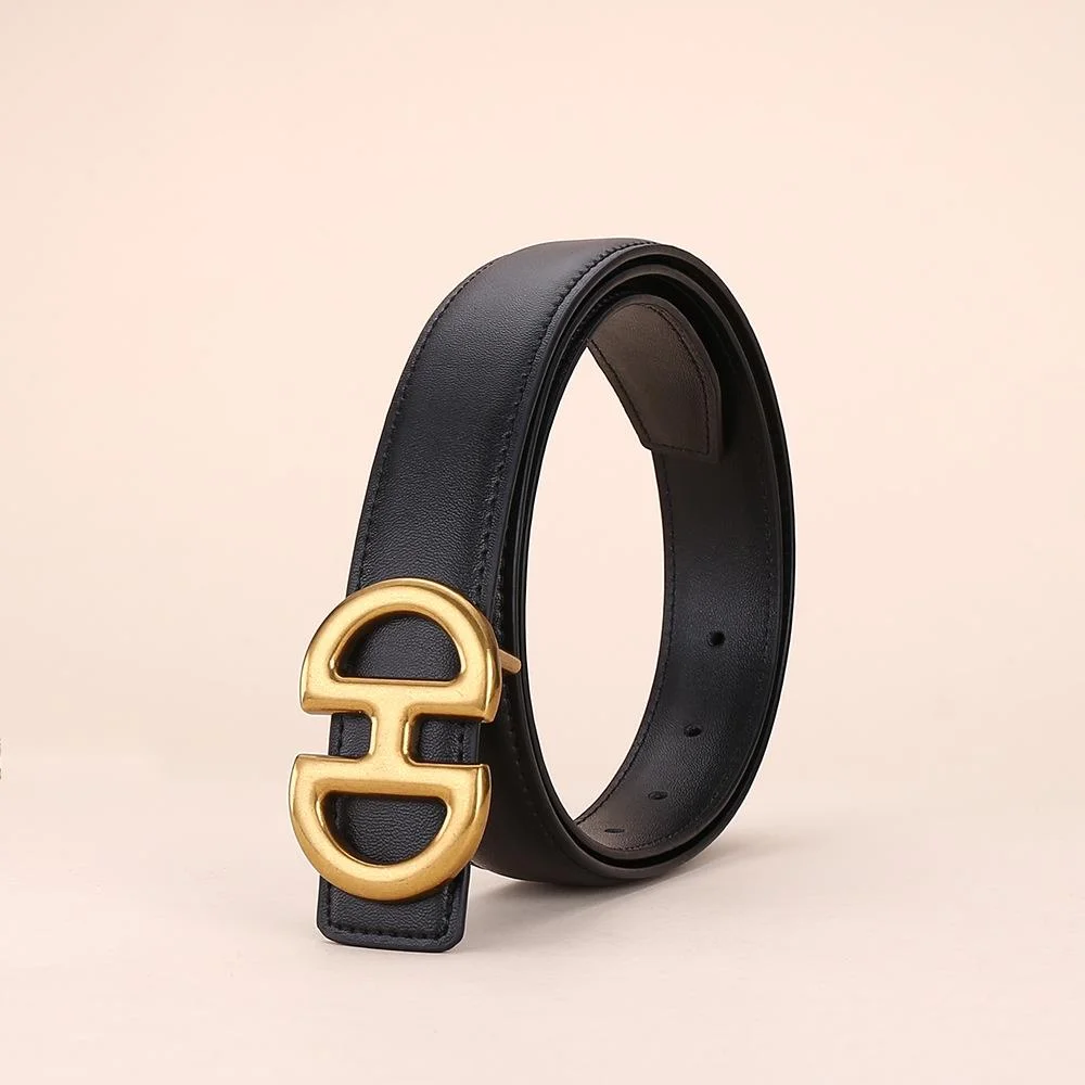 Curea de damă versatilă la modă explozivă, curea din piele simplă și de înaltă calitate, curea decorativă din denim pentru femei_voghion.com